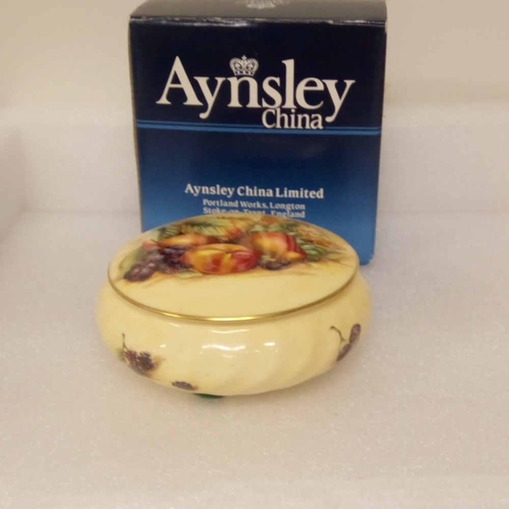 Ansley Orchard Gold Bone China Trinket Dish